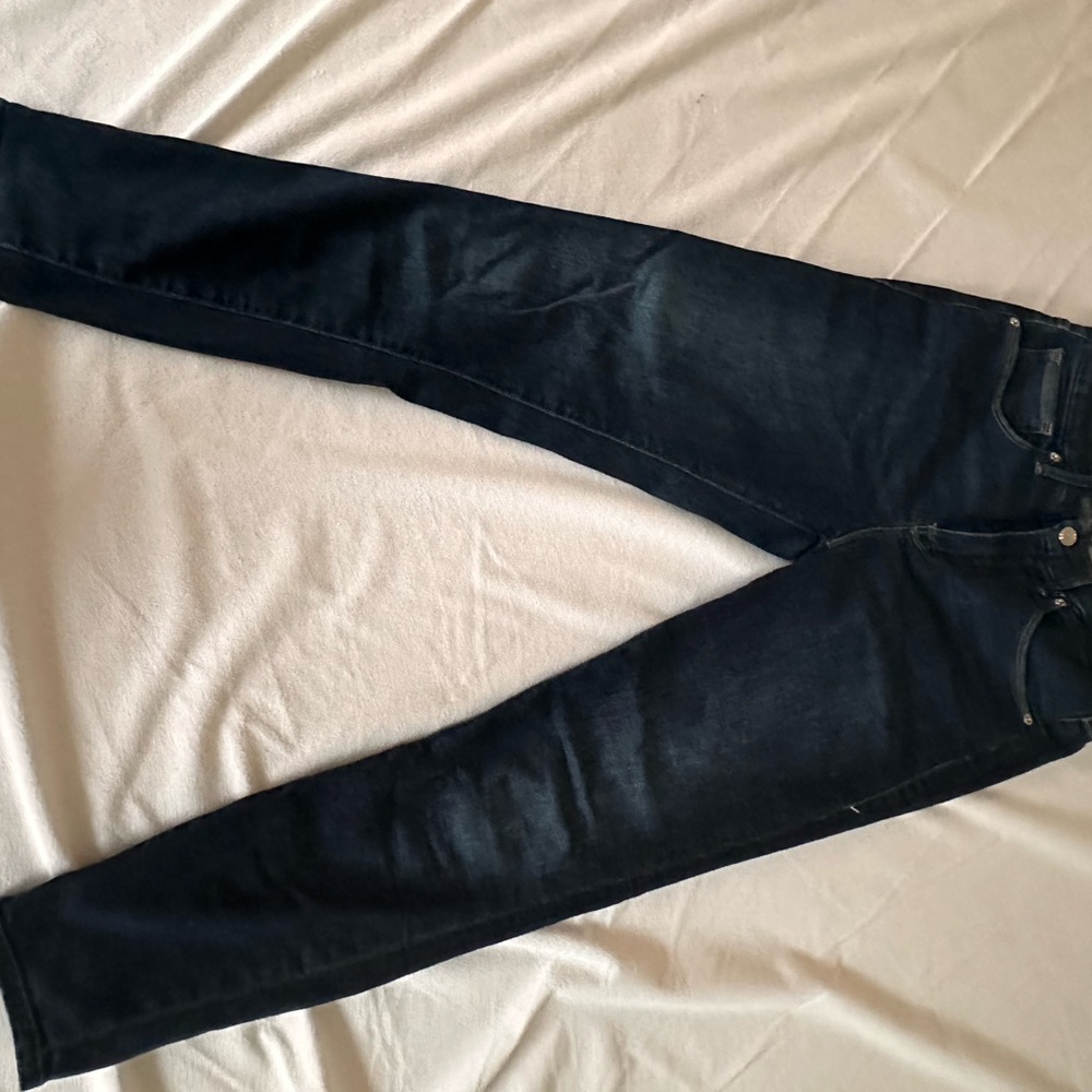 Good American Dark Blue Good Legs Crop Jeans